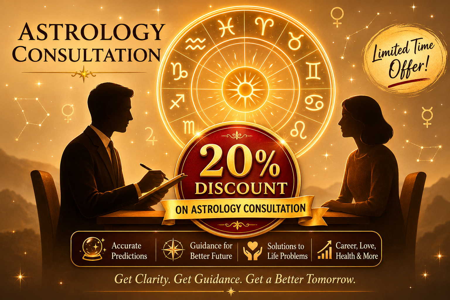 Astrology Consultation for 3 family pack